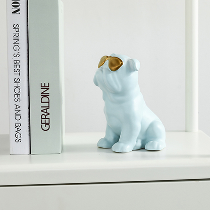 Macaroons Bulldog Figurines