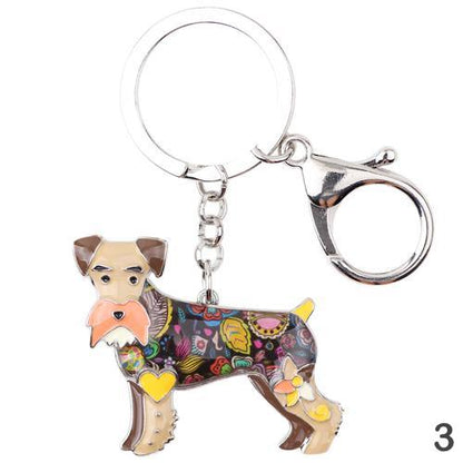 Vicky Schnauzer Keychain