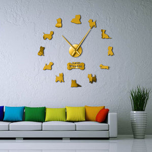 DIY Westie Wall Clock