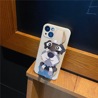Schnauzer Bracelet iPhone Case