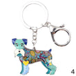 Vicky Schnauzer Keychain