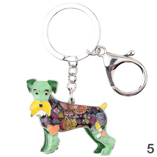 Vicky Schnauzer Keychain