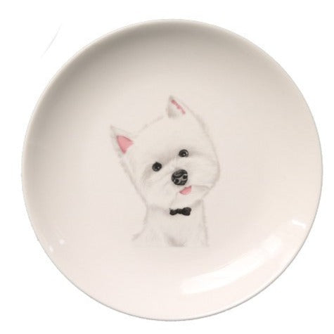 Westie Dessert Plates