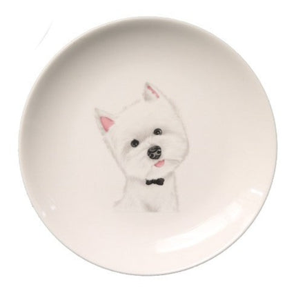 Westie Dessert Plates