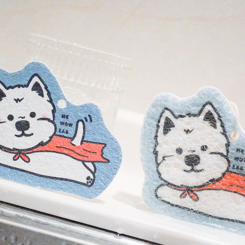 Superhero Westie Dish Sponge