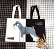 Schnauzer Canvas Tote Bag