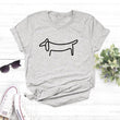 Picasso Dachshund Lady T-Shirt
