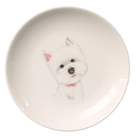Westie Dessert Plates