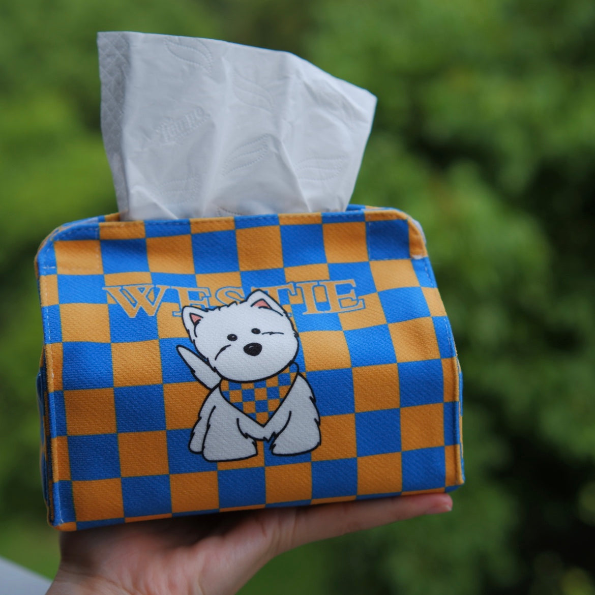 Westie Dog Tissue Box Cover