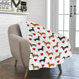 Dachshund Love Blanket