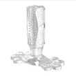 Chewy dog toothbrush toy