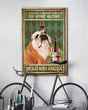 English Bulldog Metal Poster