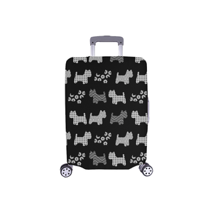 Westie Lolly Luggage Cover