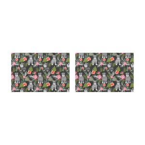Schnauzer Placemats Set
