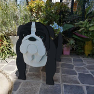 English Bulldog Flower Planter