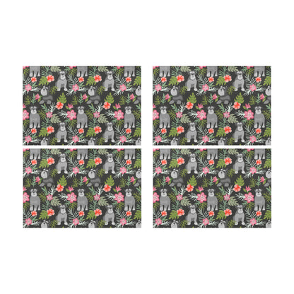 Schnauzer Placemats Set