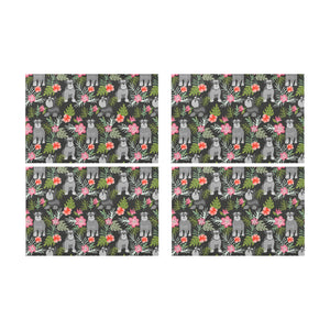 Schnauzer Placemats Set
