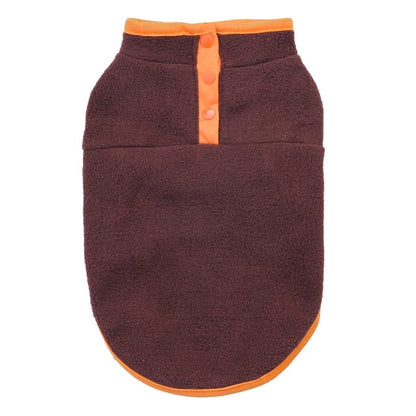 2-Color Fleece Dachshund Sweater For Dog