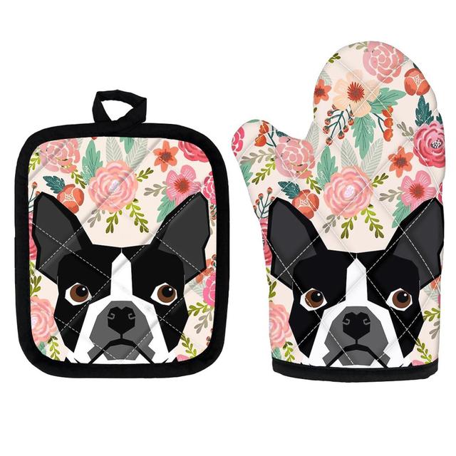 Dog pot holder and oven mitt