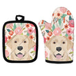Dog pot holder and oven mitt