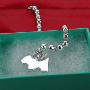 925 Sterling Silver Westie Charm Bracelet