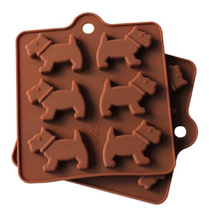 Westie Cookie Mold (2 pieces)