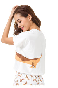 Jenny Dachshund Pajama Set