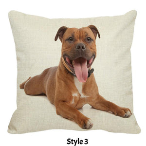 Smiley Staffy Pillow Case