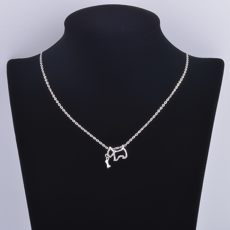 925 Sterling Silver Westie Necklace
