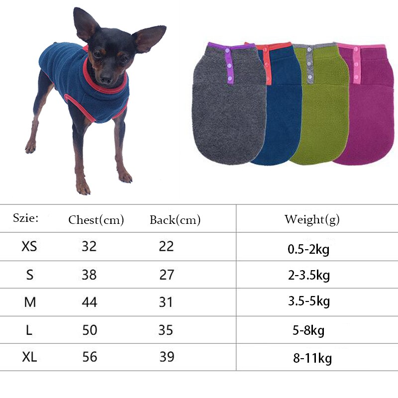 2-Color Fleece Dachshund Sweater For Dog