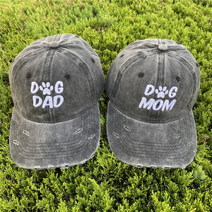 Dog Mom And Dad Baseball Caps
