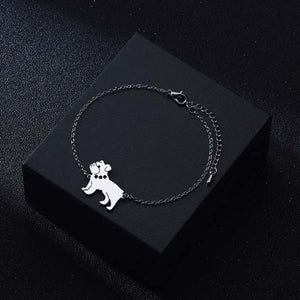 English Bulldog Charm Bracelet