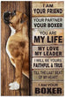 Metal Vintage Boxer Wall Sign
