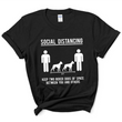 Social Distancing. Keep 2 Boxer Dogs Of Space Between You And Others