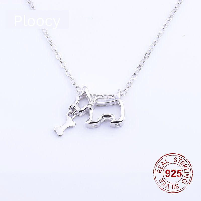 925 Sterling Silver Westie Necklace