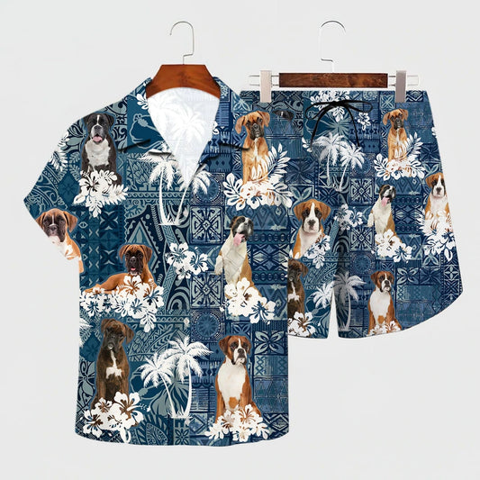 Boxer Dog Summer Set