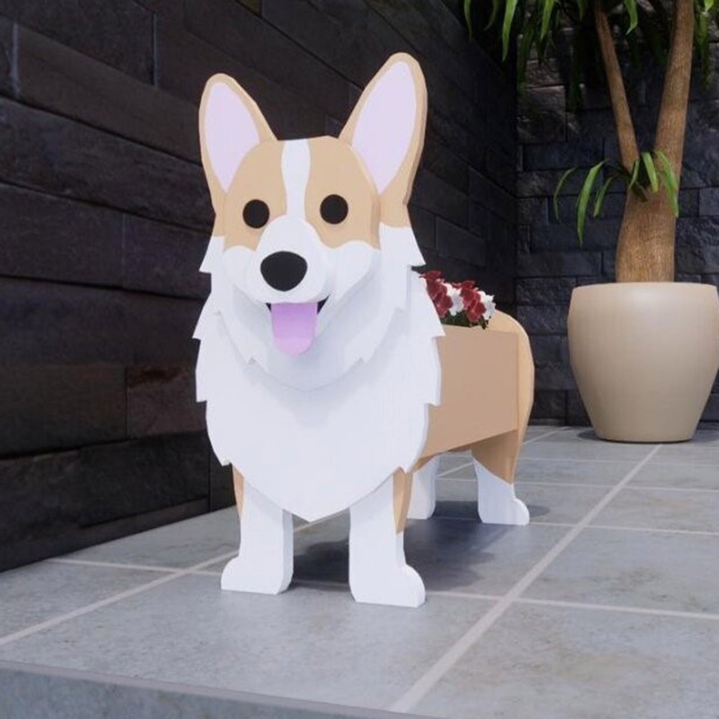 Boxer Flower Planter