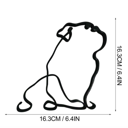English Bulldog Sculpture