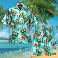 Westie Hawaiian Shirt and Shorts