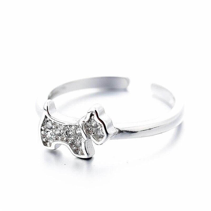 Abby Westie 925 Sterling Silver Ring 1