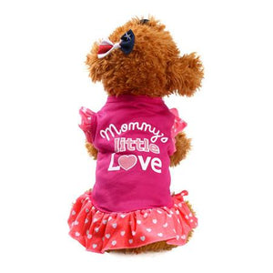 Angel Ruffled Dog T-Shirt