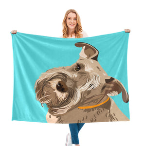 Schnauzer Ultra-Soft Fleece Blanket