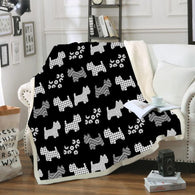 Lolly Dog Black Blanket