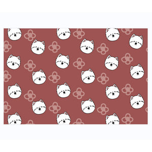Leather Westie Placemats