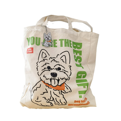 Big Westie Tote Bag