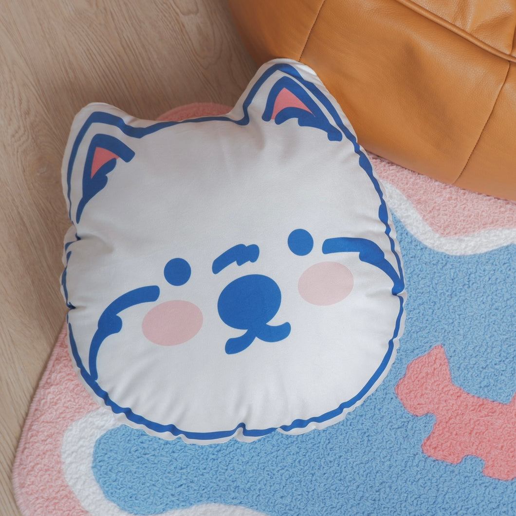 Dog Shaped Westie Plush Cushions