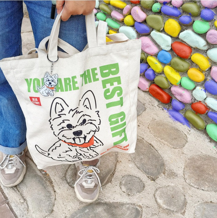 Big Westie Tote Bag