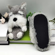 Fuzzy Schnauzer Slippers