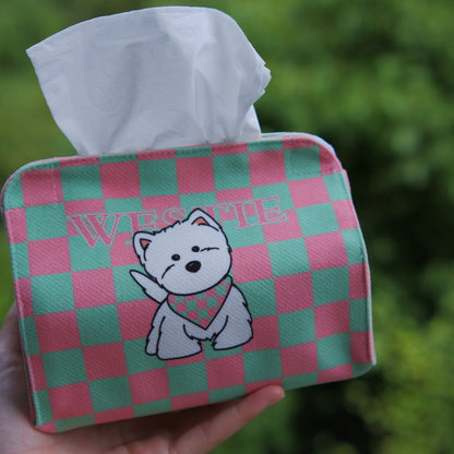 Westie Dog Tissue Box Cover