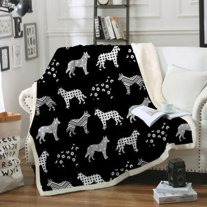 Lolly German Shepherd Black Blanket